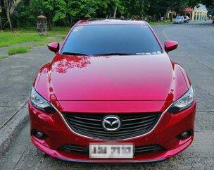 Red Mazda 6 2014 for sale in Parañaque