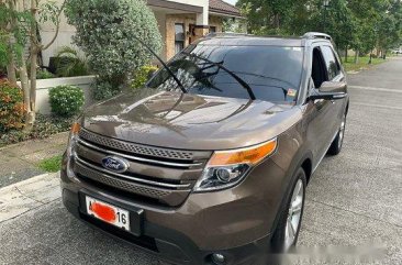 Sell Brown 2015 Ford Explorer at 49500 km
