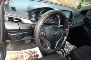 Selling Red Toyota Vios 2015 at 28400 km 