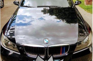 Black Bmw 320I 2007 Automatic Gasoline for sale  