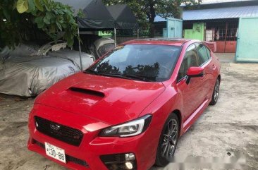 Red Subaru Wrx 2015 Manual for sale