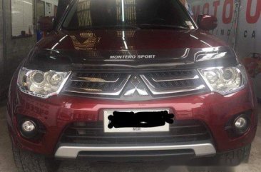 Sell Red 2014 Mitsubishi Montero Sport at 90000 km