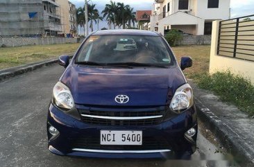 Blue Toyota Wigo 2016 for sale in Cavite 