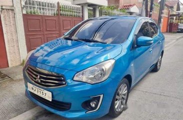 Sell Blue 2016 Mitsubishi Mirage G4 at 33000 km 