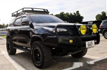 Black Toyota Fortuner 2016 for sale in San Jose 