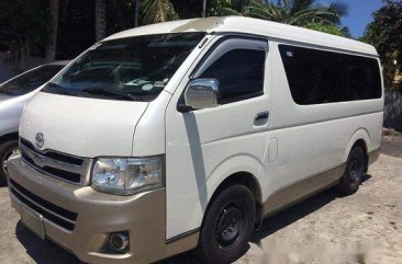 White Toyota Hiace 2013 Manual for sale 