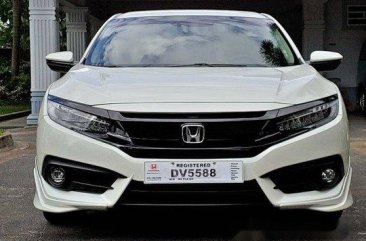 White Honda Civic 2017 for sale in Las Pinas