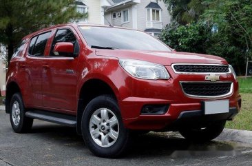 Selling Red Chevrolet Trailblazer 2014 at 48000 km 