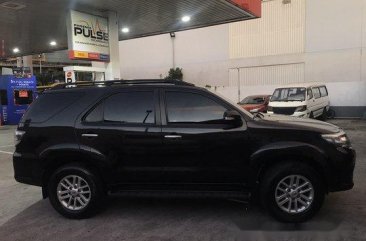 Selling Black Toyota Fortuner 2013 Automatic Gasoline 