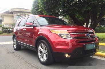 Selling Red Ford Explorer 2013 in Makati