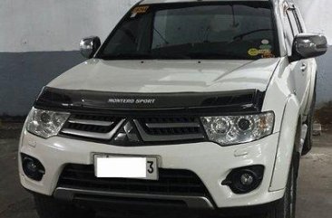 White Mitsubishi Montero Sport 2014 at 70000 km for sale