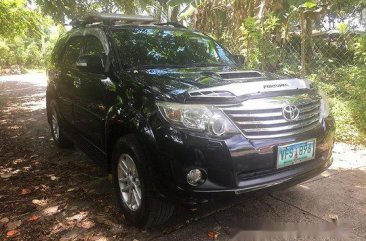 Black Toyota Fortuner 2013 Automatic for sale 