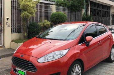 Orange Ford Fiesta 2014 Automatic for sale  
