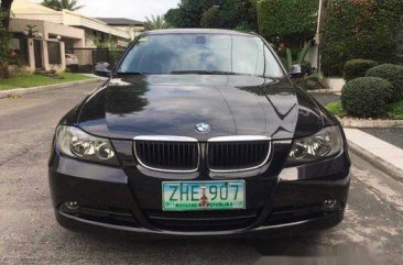 Black Bmw 320I 2007 Automatic Gasoline for sale  