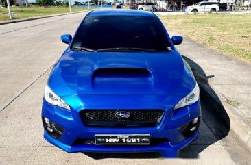 Blue Subaru Wrx 2015 for sale in Manual