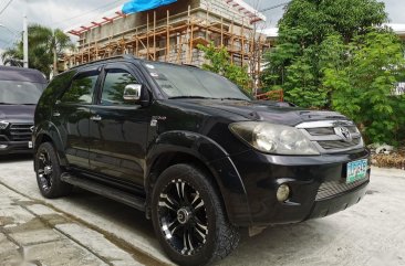 Black Toyota Fortuner 2008 for sale in Paranaque City