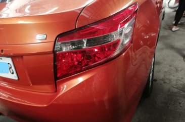 Orange Toyota Vios 2017 for sale in Manila