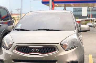 Grey Kia Picanto 2015 for sale in Manual