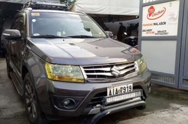 Grey Suzuki Grand Vitara 2015 for sale in Malabon City