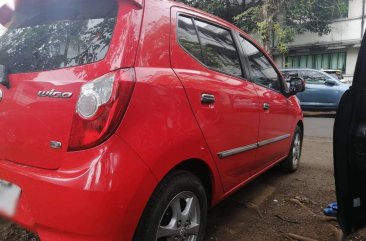 Red Toyota Wigo 2017 for sale in Quezon