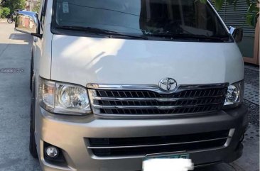 Sell White 2012 Toyota Hiace in Quezon City