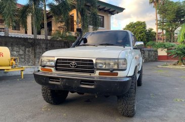 White Toyota Land Cruiser 1992 for sale in Automatic