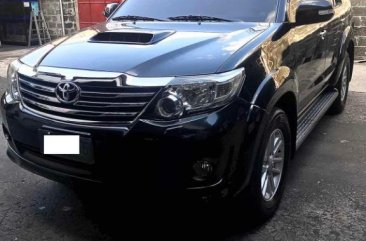 Black Toyota Fortuner 2013 for sale in Automatic