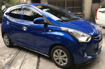 Blue Hyundai Eon 2015 for sale in Manual