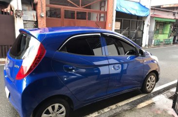 Blue Hyundai Eon 2014 for sale in Manila