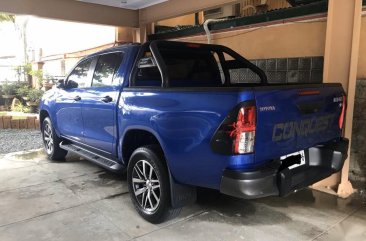 Blue Toyota Hilux 2019 for sale in Automatic