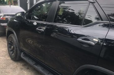 Black Toyota Fortuner 2018 for sale in Automatic