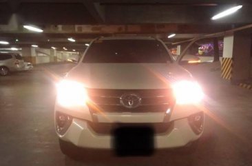 White Toyota Fortuner 2018 for sale in Manila