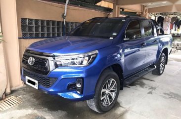 Blue Toyota Hilux 2019 for sale in Automatic