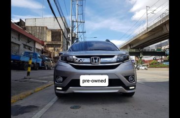 Silver Honda BR-V 2017 at 17000 for sale