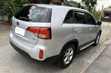 Silver Kia Sorento 2014 for sale in Quezon City