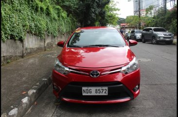 Selling Red Toyota Vios 2017 Sedan at Automatic in Pasig