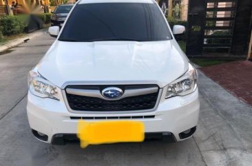 Pearl White Subaru Forester 2015 for sale in Manila