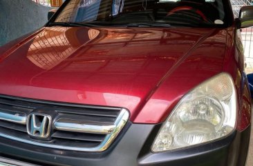 Red Honda Cr-V 2002 for sale in Manila