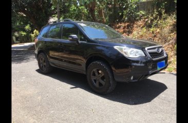 Black Subaru Forester 2014 at 125000 for sale