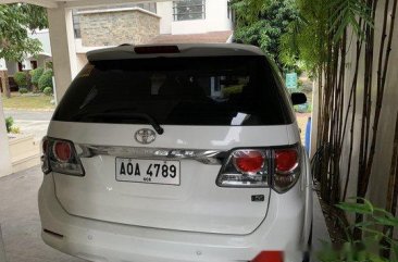 White Toyota Fortuner 2014 Automatic for sale 