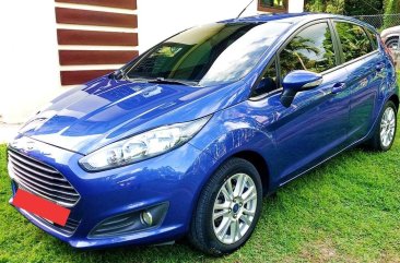 Blue Ford Fiesta 2014 for sale in Automatic