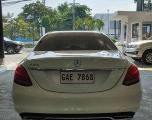 White Mercedes-Benz C-Class 2018 for sale in Manila