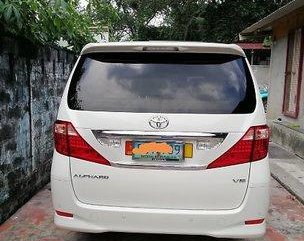 White Toyota Alphard 2011 for sale in Manila