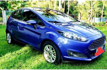 Blue Ford Fiesta 2014 for sale in Automatic