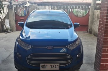 Blue Ford Ecosport 2016 for sale in Manual