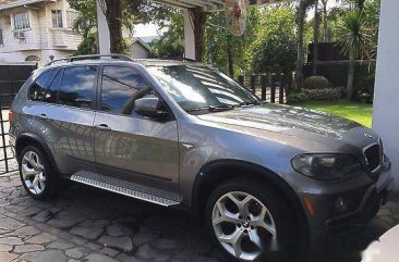Grey Bmw X5 2007 for sale in Quezon City