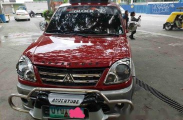 Red Mitsubishi Adventure 2012 for sale in Manila