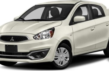 White Mitsubishi Mirage 2019 for sale in Manual