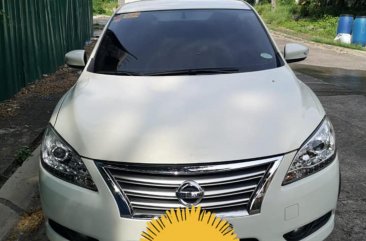 Pearl White Nissan Sylphy 2015 for sale in Quezon City