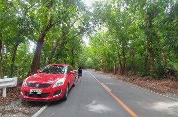 Sell Red 2017 Suzuki Swift Hatchback at 27000 km in Manila